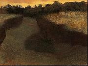 Edgar Degas Wheatfield and Row of Trees Sweden oil painting reproduction